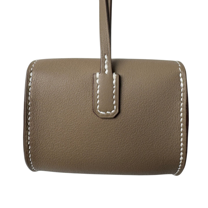 新品 エルメス HERMES ケリー フェスティバル バッグチャームエトゥープ K刻印 レディース
