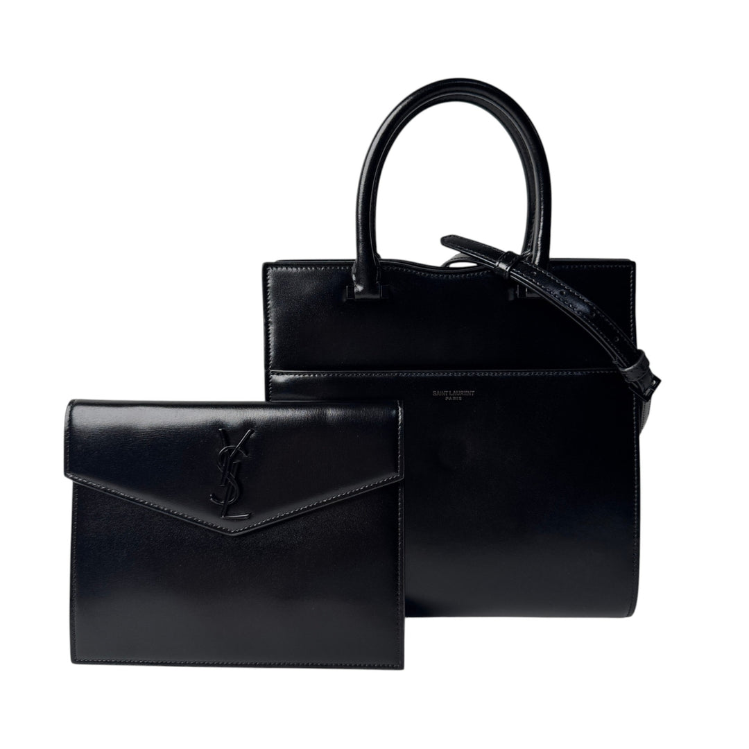 美品 サンローラン Saint Laurent アップタウン 2way ショルダーバッグ ハンドバッグ 斜めがけ クロスボディ レディース