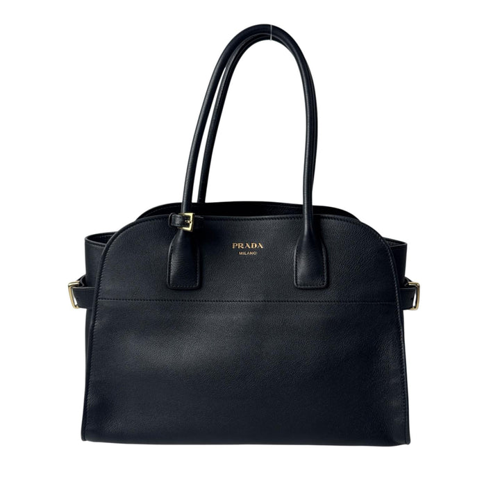 プラダ PRADA ミディアム ソフトグレイン レザー トートバッグ 1BG537 肩がけ レディース