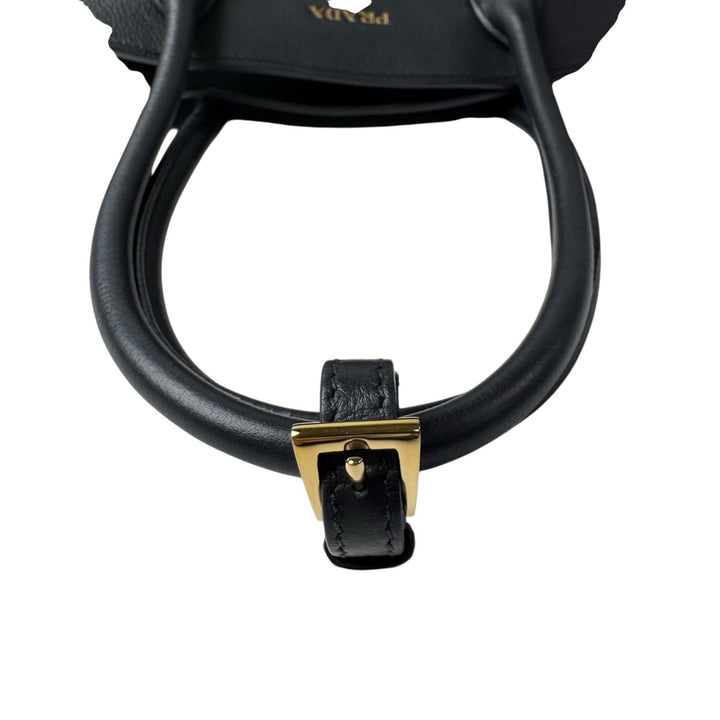 プラダ PRADA ミディアム ソフトグレイン レザー トートバッグ 1BG537 肩がけ レディース