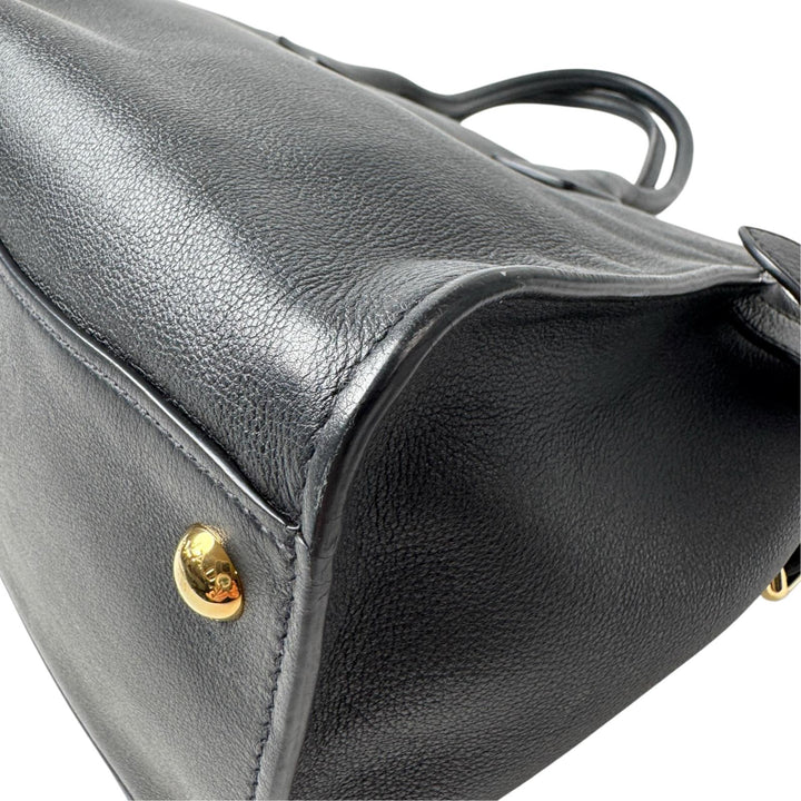 プラダ PRADA ミディアム ソフトグレイン レザー トートバッグ 1BG537 肩がけ レディース