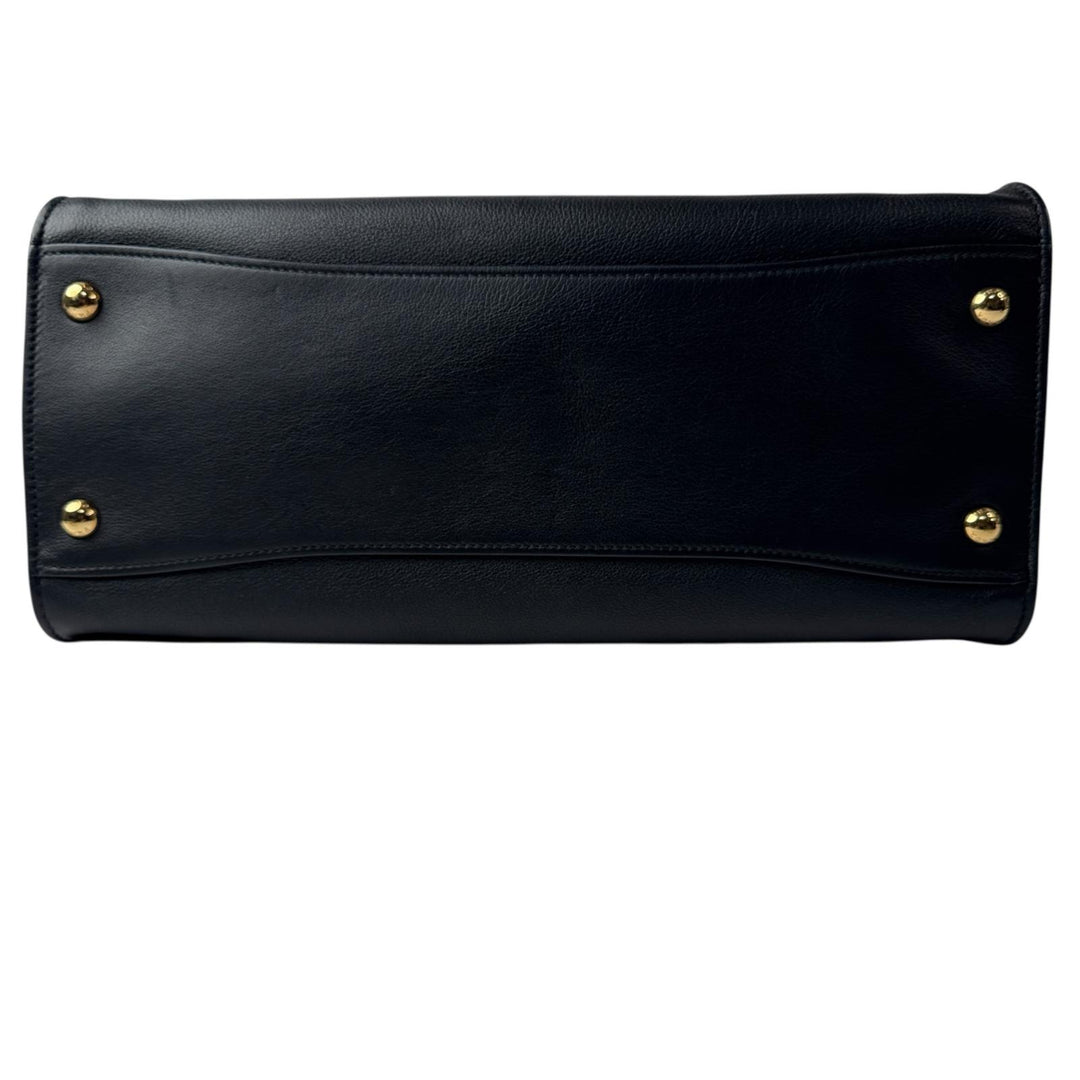 プラダ PRADA ミディアム ソフトグレイン レザー トートバッグ 1BG537 肩がけ レディース