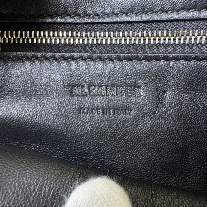 美品 ジルサンダー JILSANDER スフィア スモール ポーチ ハンドバッグ レディース