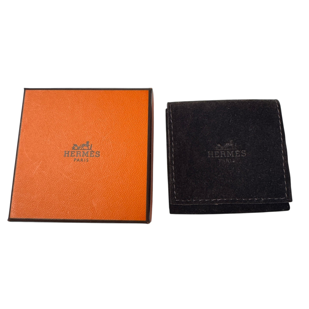 エルメス HERMES プティアッシュ シルク ブローチ レディース