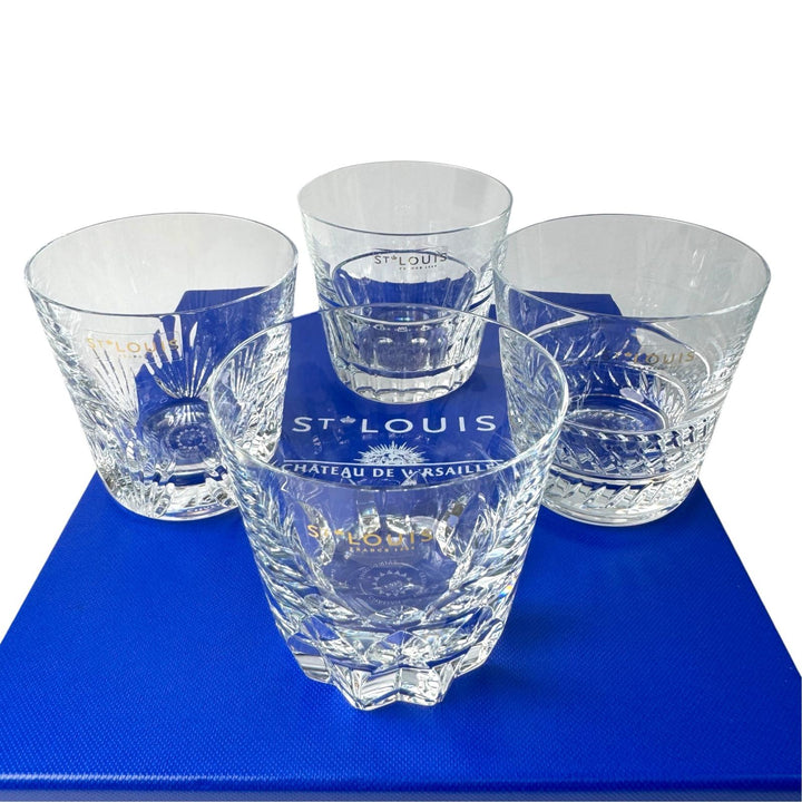 未使用 サンルイ Saint-Louis ヴェルサイユ キングスホールセット タンブラー 4客 エルメス