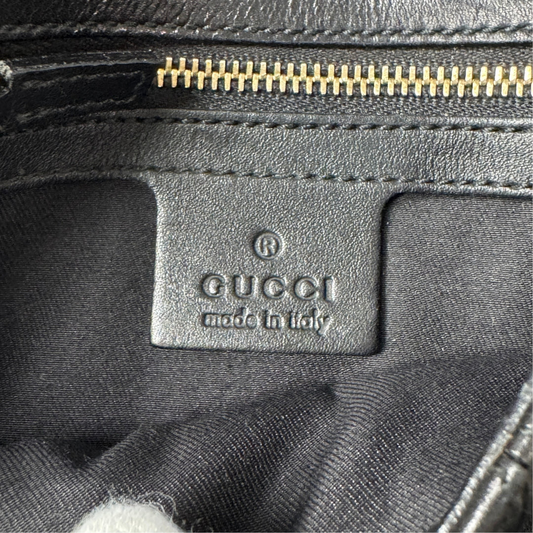 グッチ GUCCI ホースビット ワンショルダー ハンドバッグ ブラック 131473 レディース