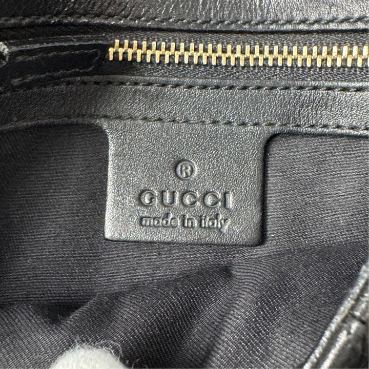 グッチ GUCCI ホースビット ワンショルダー ハンドバッグ ブラック 131473 レディース