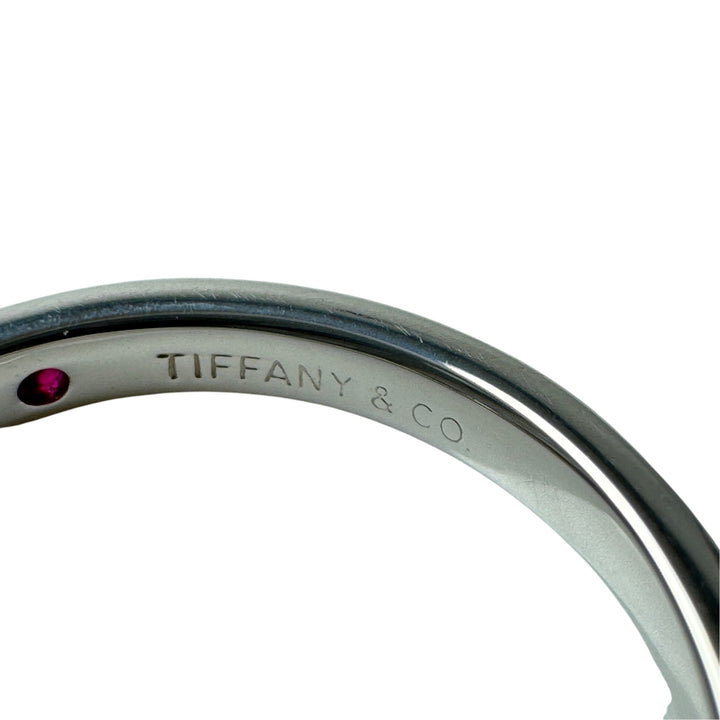 新品仕上げ ティファニー Tiffany スタッキングバンドリング ルビー 約12号（日本サイズ）レディース