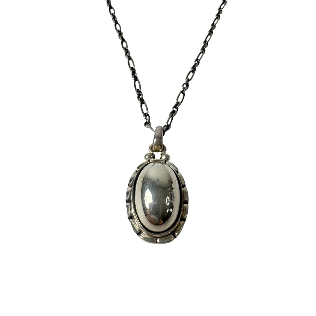 ジョージジェンセン Georg Jensen ヘリテージ コレクション 2001 イヤーペンダント ネックレス シルバー 925 メンズ