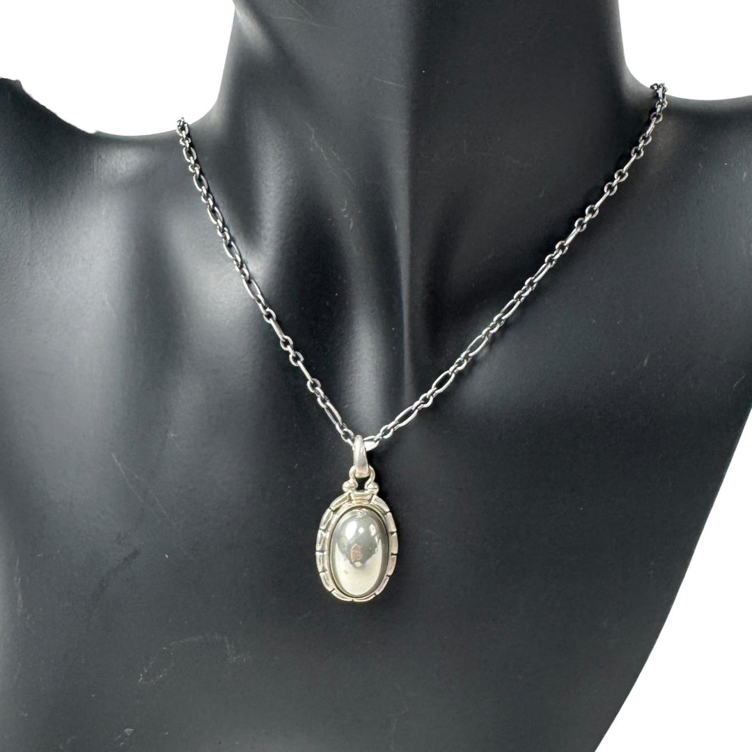 ジョージジェンセン Georg Jensen ヘリテージ コレクション 2001 イヤーペンダント ネックレス シルバー 925 メンズ