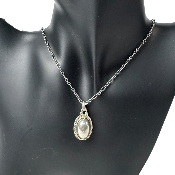 ジョージジェンセン Georg Jensen ヘリテージ コレクション 2001 イヤーペンダント ネックレス シルバー 925 メンズ