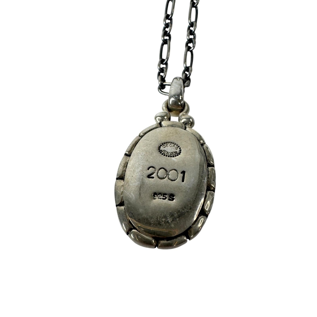 ジョージジェンセン Georg Jensen ヘリテージ コレクション 2001 イヤーペンダント ネックレス シルバー 925 メンズ