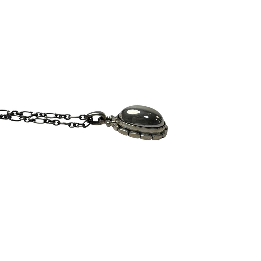 ジョージジェンセン Georg Jensen ヘリテージ コレクション 2001 イヤーペンダント ネックレス シルバー 925 メンズ
