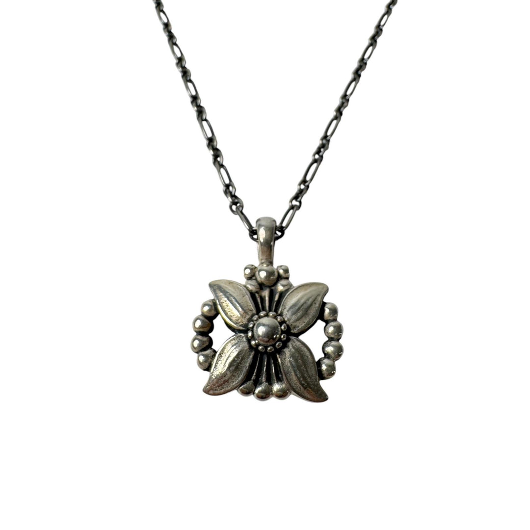 ジョージジェンセン Georg Jensen 1998 イヤーペンダント ネックレス シルバー925 メンズ