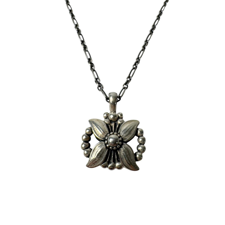 ジョージジェンセン Georg Jensen 1998 イヤーペンダント ネックレス シルバー925 メンズ