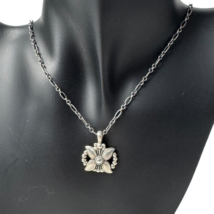 ジョージジェンセン Georg Jensen 1998 イヤーペンダント ネックレス シルバー925 メンズ