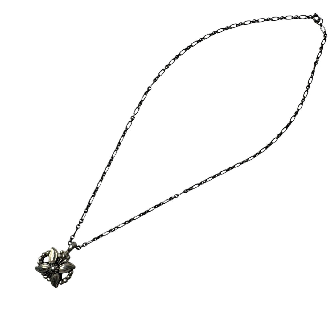 ジョージジェンセン Georg Jensen 1998 イヤーペンダント ネックレス シルバー925 メンズ