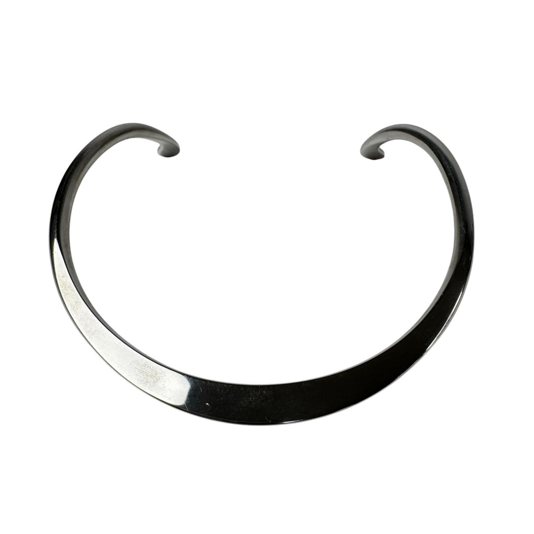 ジョージジェンセン Georg Jensen ネックリング チョーカー シルバー 925 A9 85g レディース