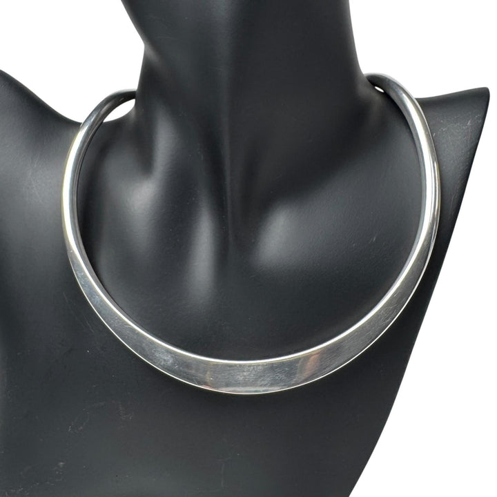 ジョージジェンセン Georg Jensen ネックリング チョーカー シルバー 925 A9 85g レディース