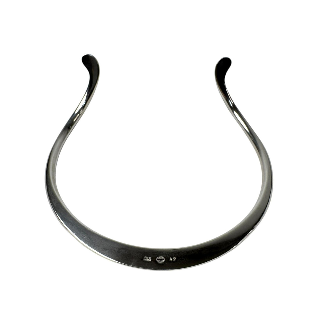 ジョージジェンセン Georg Jensen ネックリング チョーカー シルバー 925 A9 85g レディース