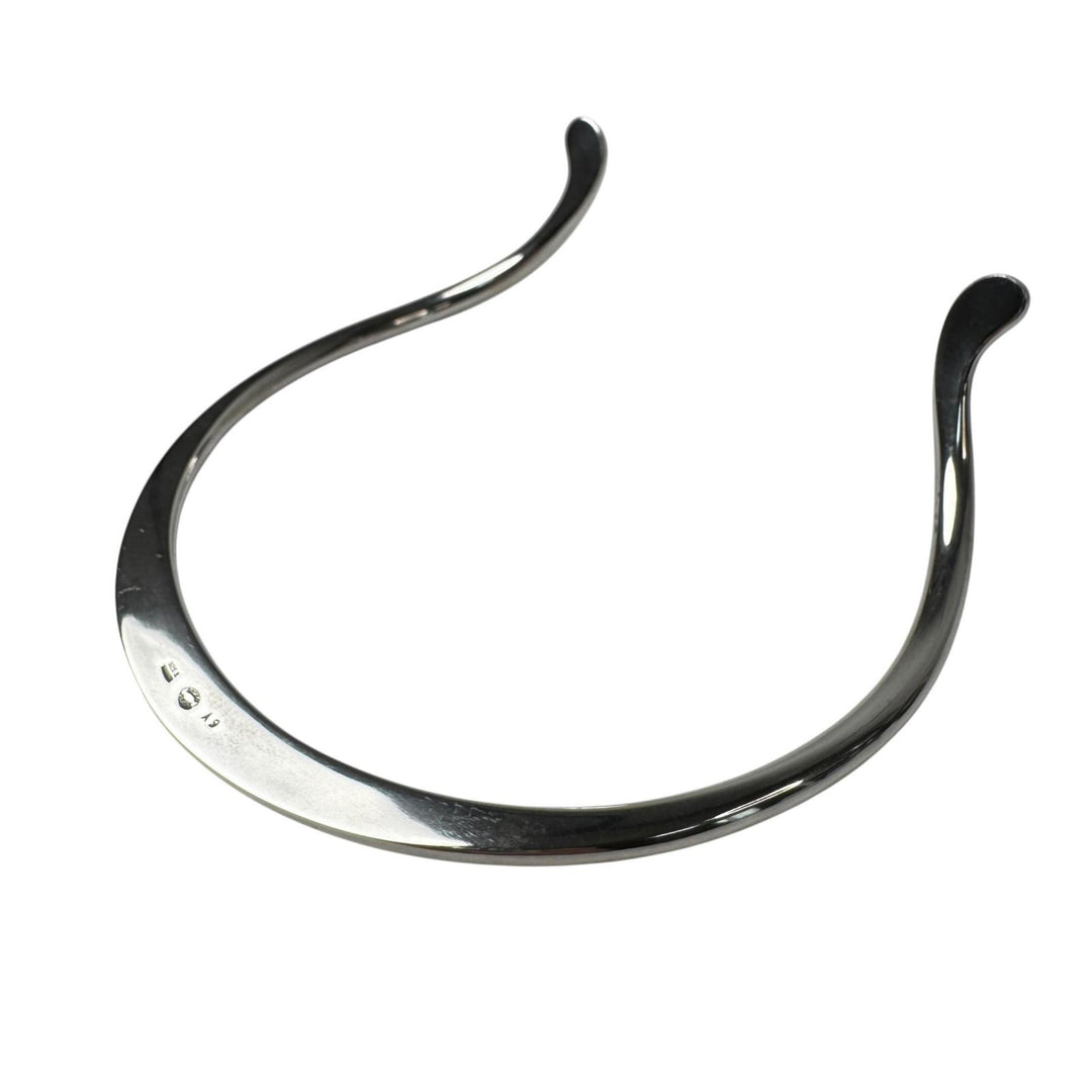 ジョージジェンセン Georg Jensen ネックリング チョーカー シルバー 925 A9 85g レディース