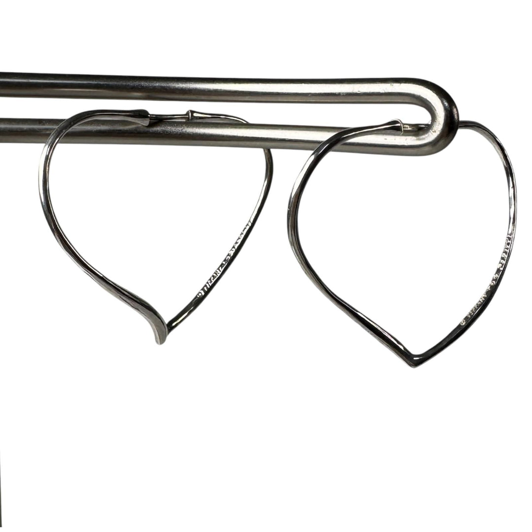 ティファニー TIFFANY オープンハート フープピアス シルバー925 エルサペレッティ レディース