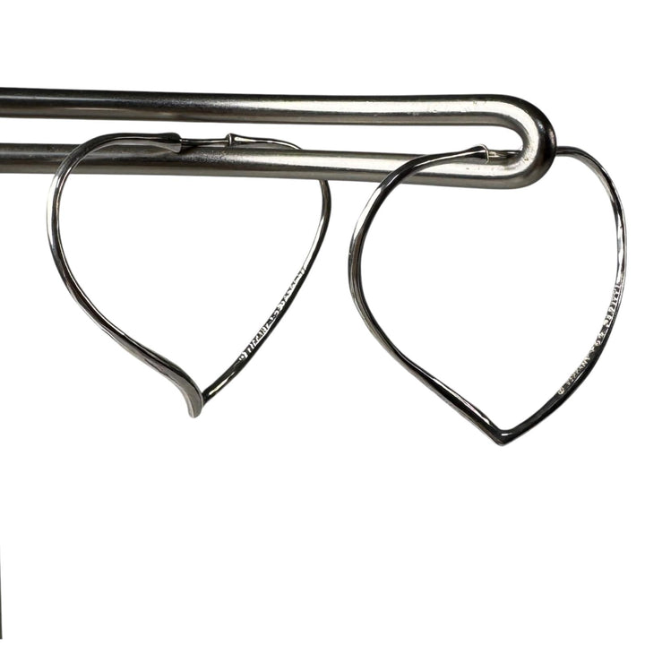 ティファニー TIFFANY オープンハート フープピアス シルバー925 エルサペレッティ レディース