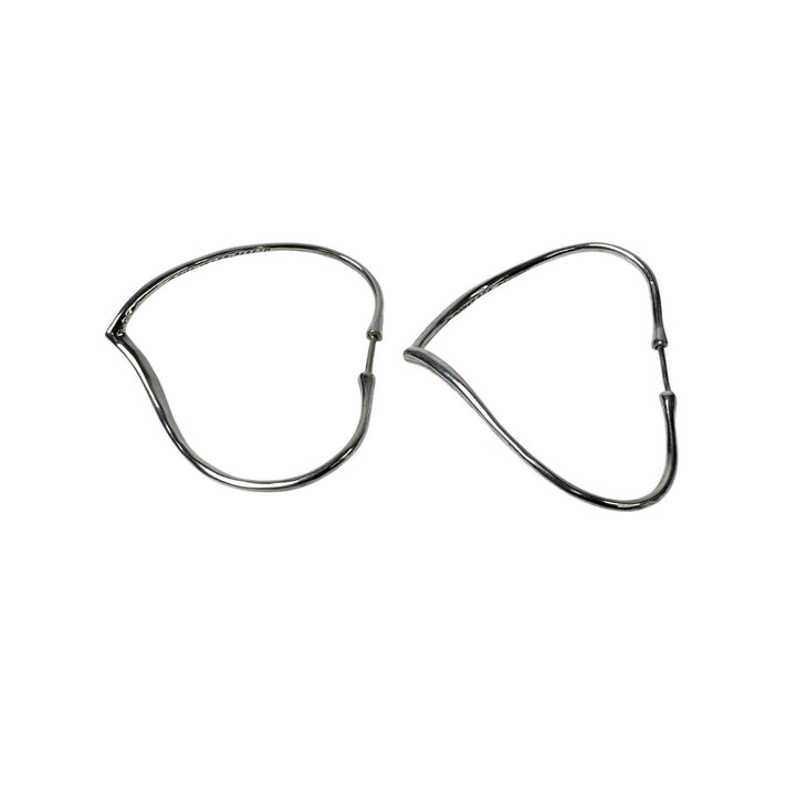 ティファニー TIFFANY オープンハート フープピアス シルバー925 エルサペレッティ レディース