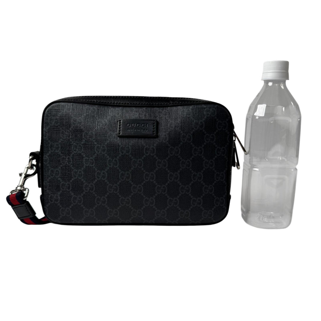 グッチ GUCCI GGスプリーム ポーチ セカンドバッグ クラッチバッグ 黒 ブラック 495562 メンズ