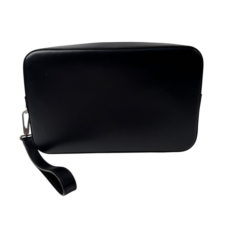 美品 ダンヒル dunhill レザー クラッチバッグ セカンドバッグ ブラック メンズ