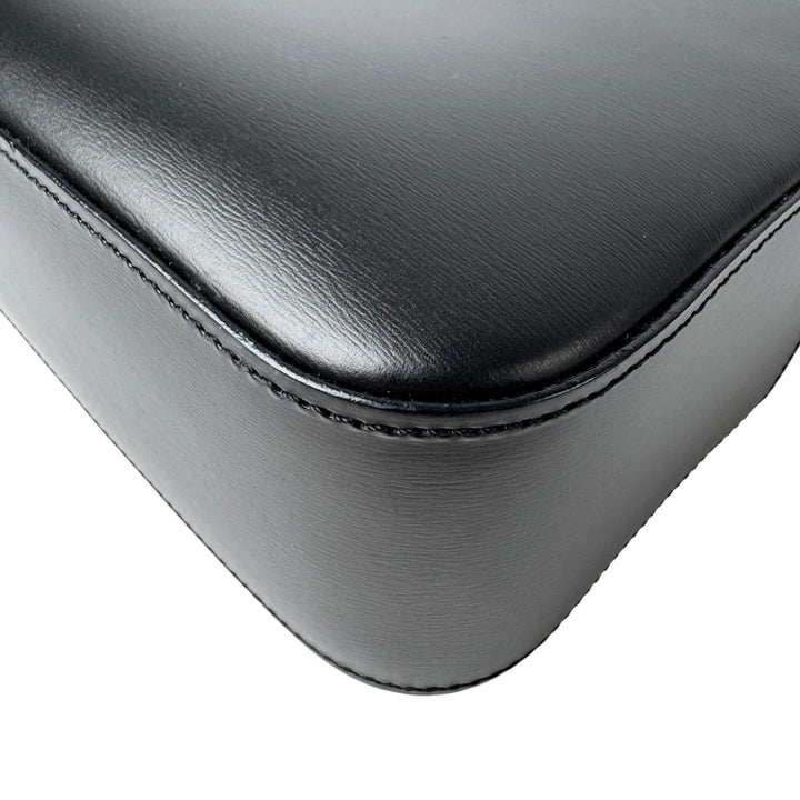 美品 ダンヒル dunhill レザー クラッチバッグ セカンドバッグ ブラック メンズ
