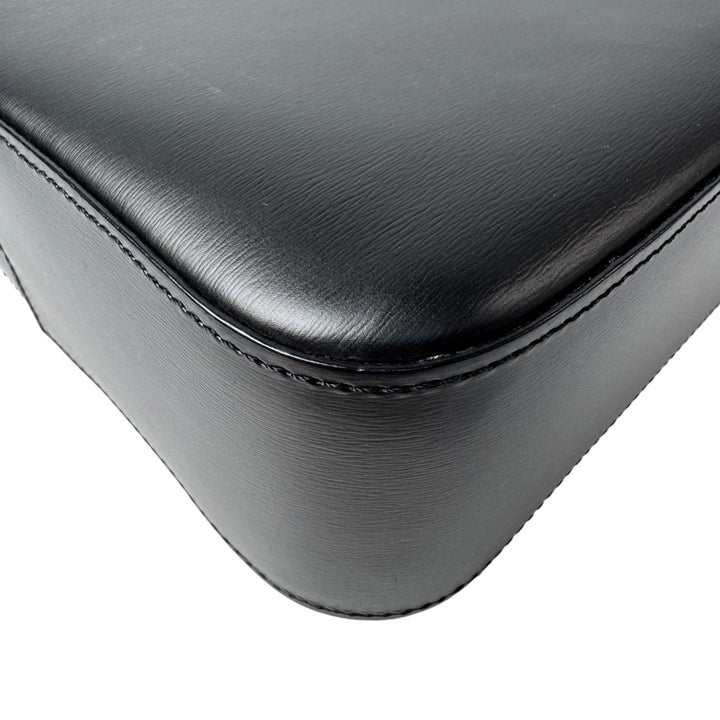 美品 ダンヒル dunhill レザー クラッチバッグ セカンドバッグ ブラック メンズ