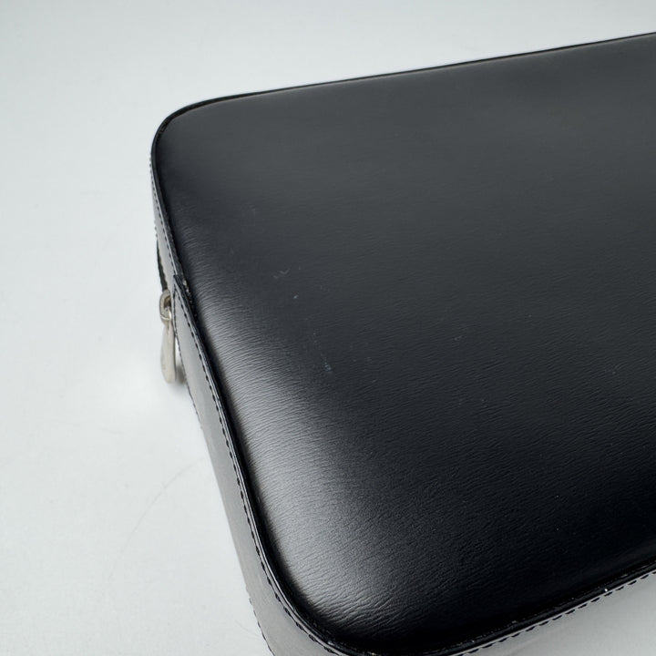 美品 ダンヒル dunhill レザー クラッチバッグ セカンドバッグ ブラック メンズ