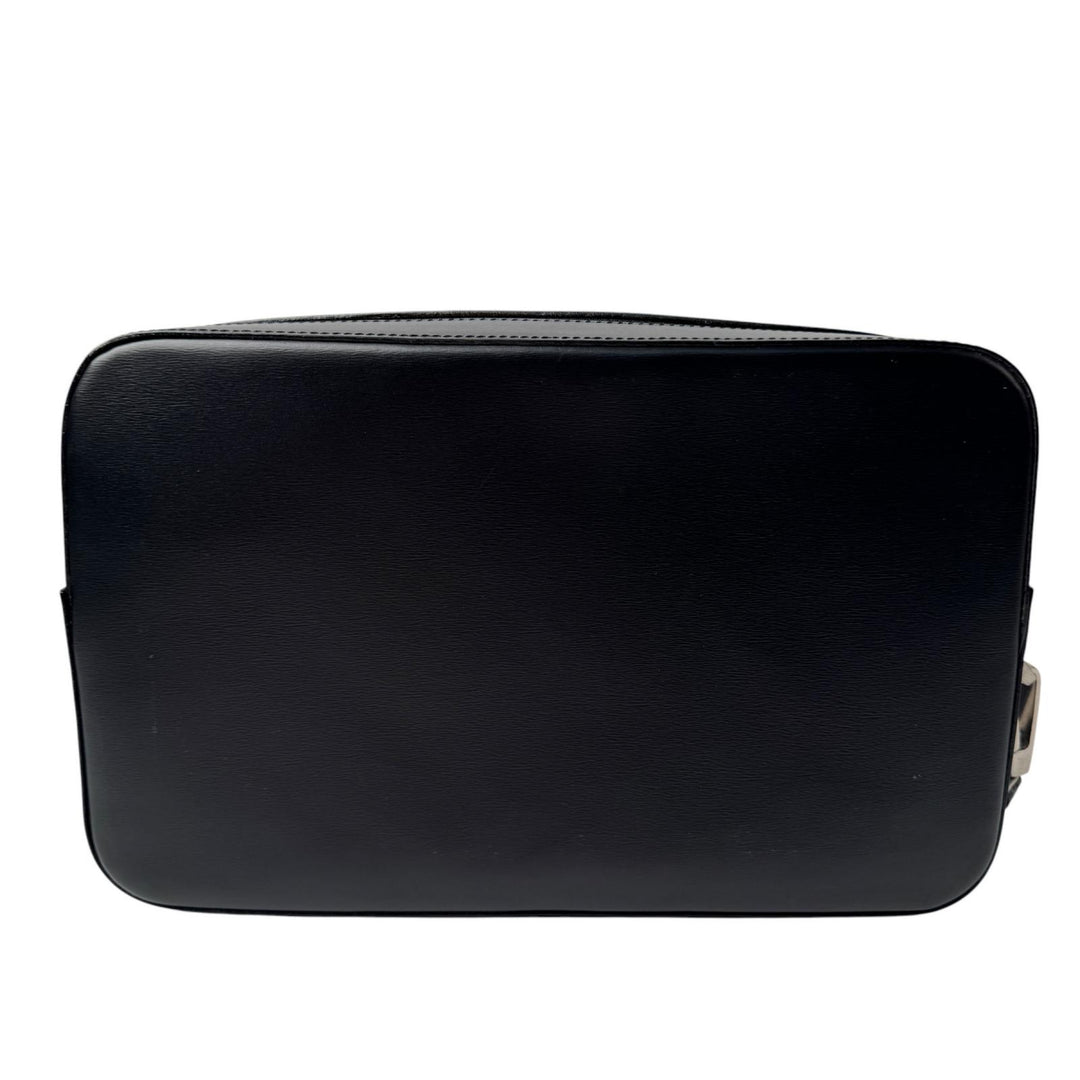 美品 ダンヒル dunhill レザー クラッチバッグ セカンドバッグ ブラック メンズ