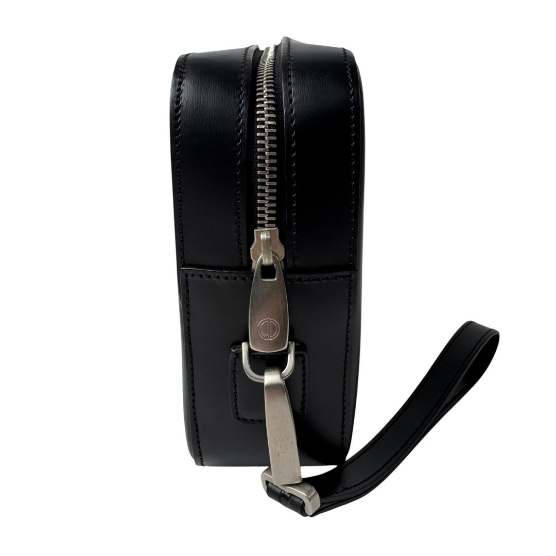 美品 ダンヒル dunhill レザー クラッチバッグ セカンドバッグ ブラック メンズ