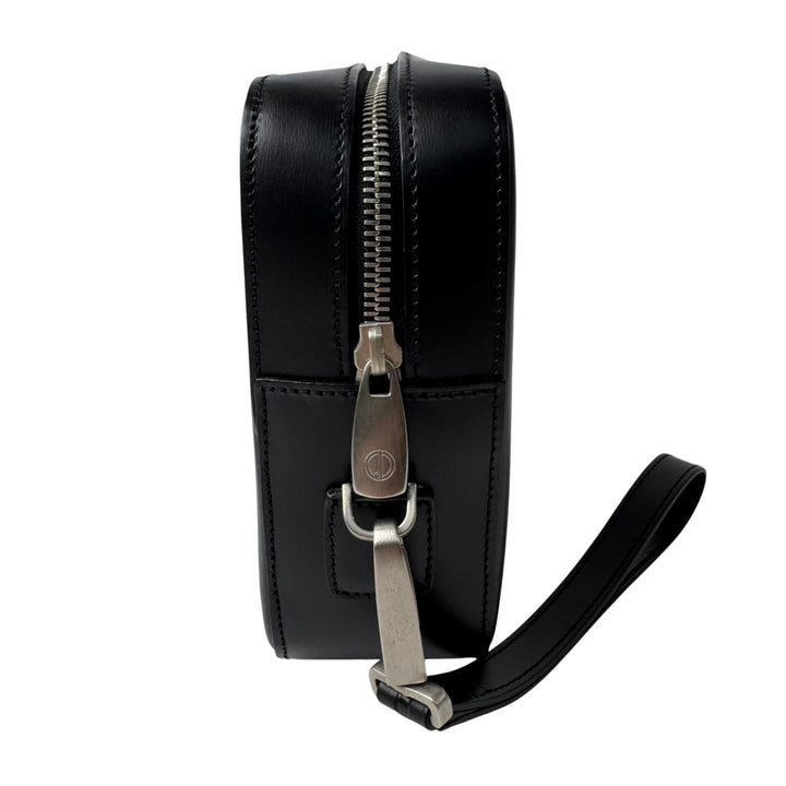 美品 ダンヒル dunhill レザー クラッチバッグ セカンドバッグ ブラック メンズ