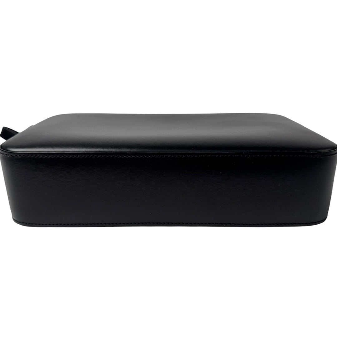 美品 ダンヒル dunhill レザー クラッチバッグ セカンドバッグ ブラック メンズ