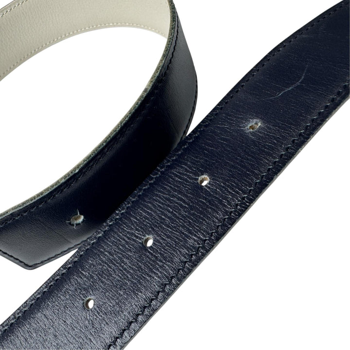 エルメス HERMES ベルト #65 ⬜︎G刻印 黒 白 替えベルト レディース