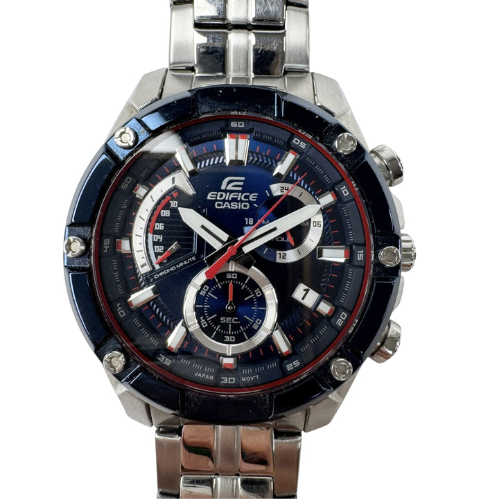 カシオ CASIO エディフィス EFR-559TR 82Z2750 クォーツ SS 新品電池 メンズ