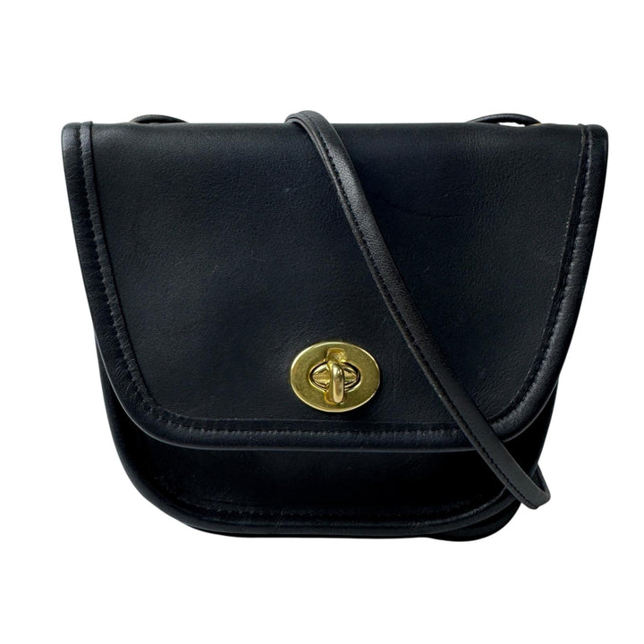 コーチ COACH オールドコーチ OLD COACH ミニショルダーバッグ エバレット ターンロック 黒 ヴィンテージ 9934 斜めがけ クロスボディ レディース