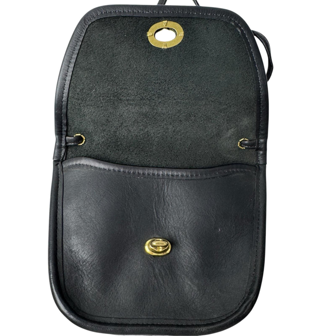 コーチ COACH オールドコーチ OLD COACH ミニショルダーバッグ エバレット ターンロック 黒 ヴィンテージ 9934 斜めがけ クロスボディ レディース