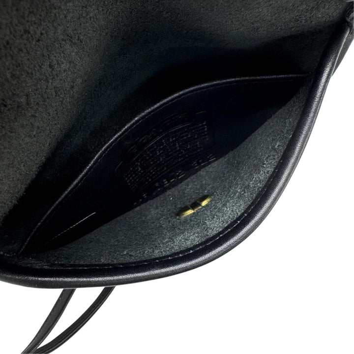 コーチ COACH オールドコーチ OLD COACH ミニショルダーバッグ エバレット ターンロック 黒 ヴィンテージ 9934 斜めがけ クロスボディ レディース