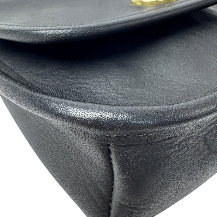 コーチ COACH オールドコーチ OLD COACH ミニショルダーバッグ エバレット ターンロック 黒 ヴィンテージ 9934 斜めがけ クロスボディ レディース