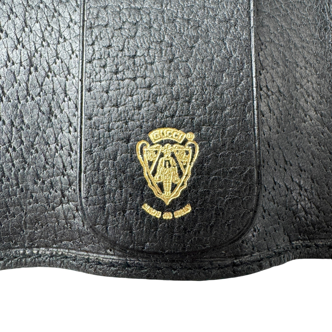 未使用 オールドグッチ OLD GUCCI キーケース ブラック レザー GG 4連 レディース
