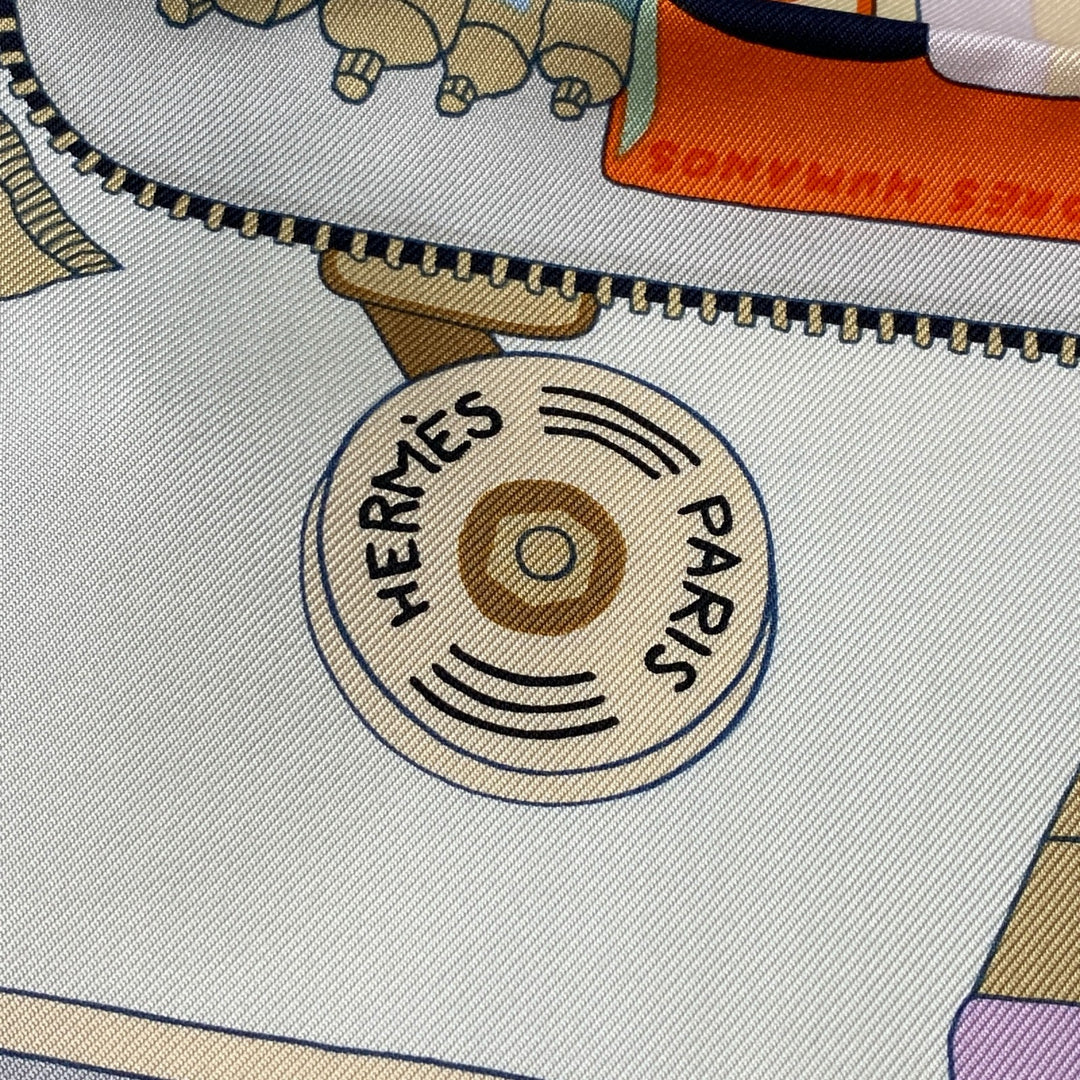 未使用 エルメス HERMES レディース カレ90 バガージュ・ア・マン