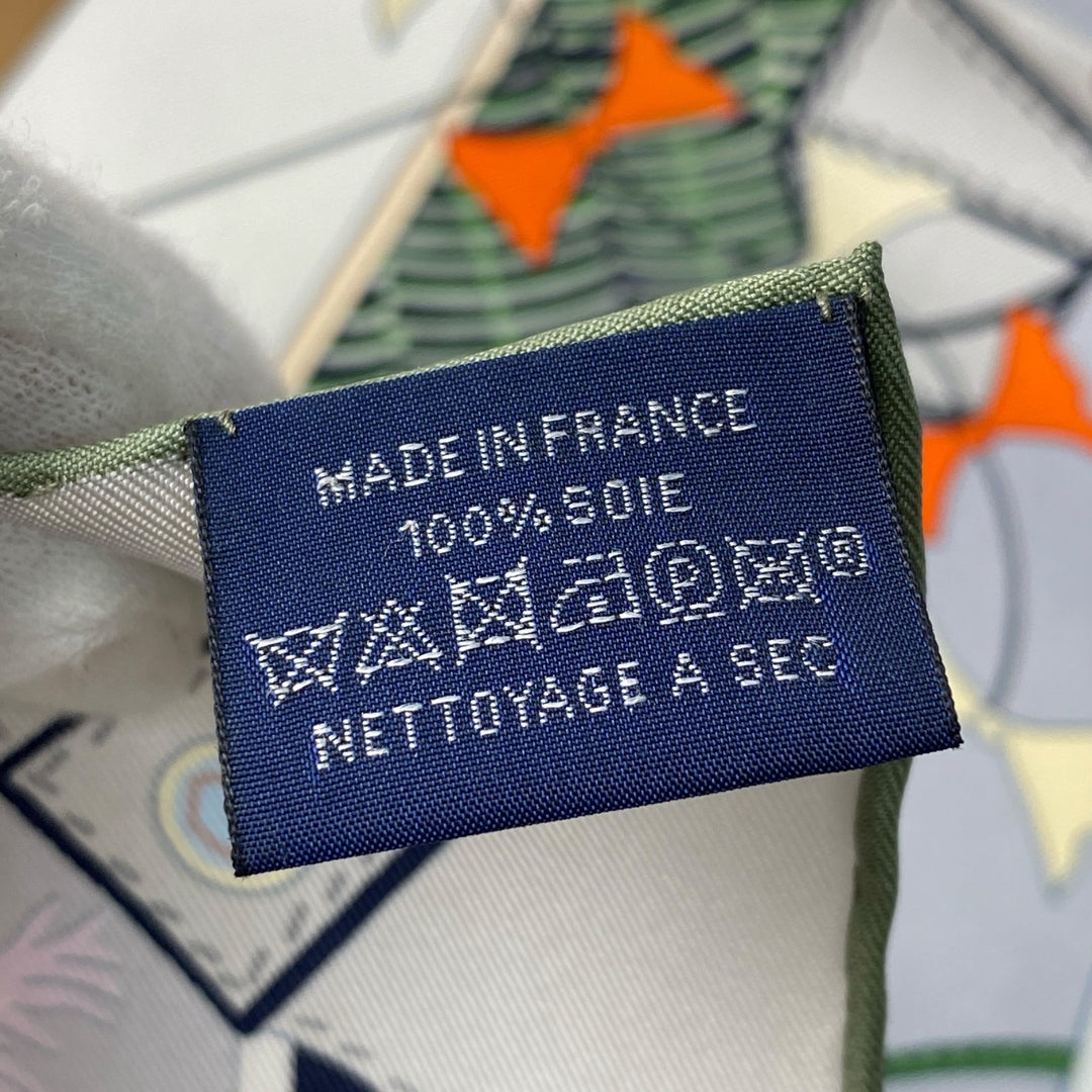 未使用 エルメス HERMES レディース カレ90 バガージュ・ア・マン