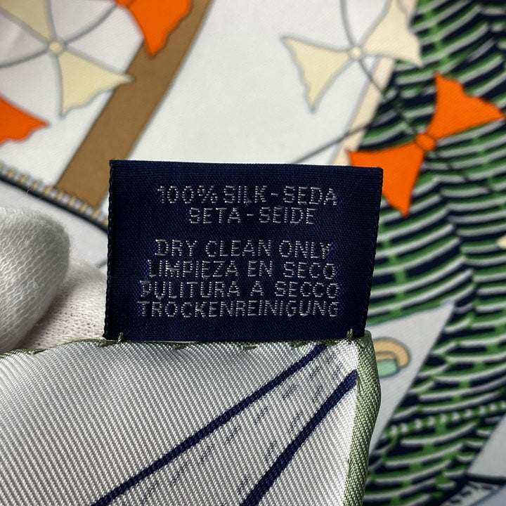 未使用 エルメス HERMES レディース カレ90 バガージュ・ア・マン