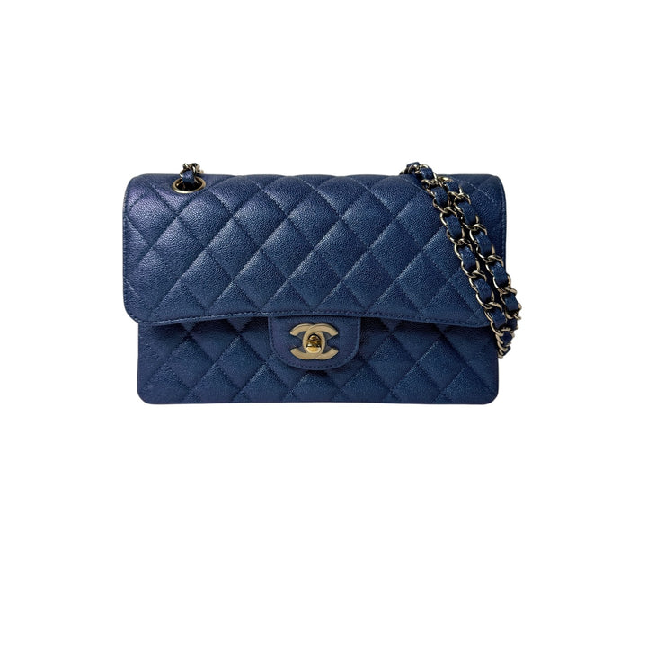 未使用 シャネル CHANEL マトラッセ23 キャビアスキン Wフラップ ショルダーバッグ 27番台 レディース