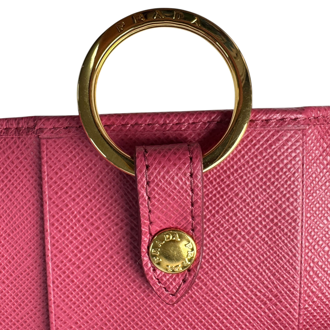 プラダ PRADA サフィアーノ レザー キーケース 6連 レディース