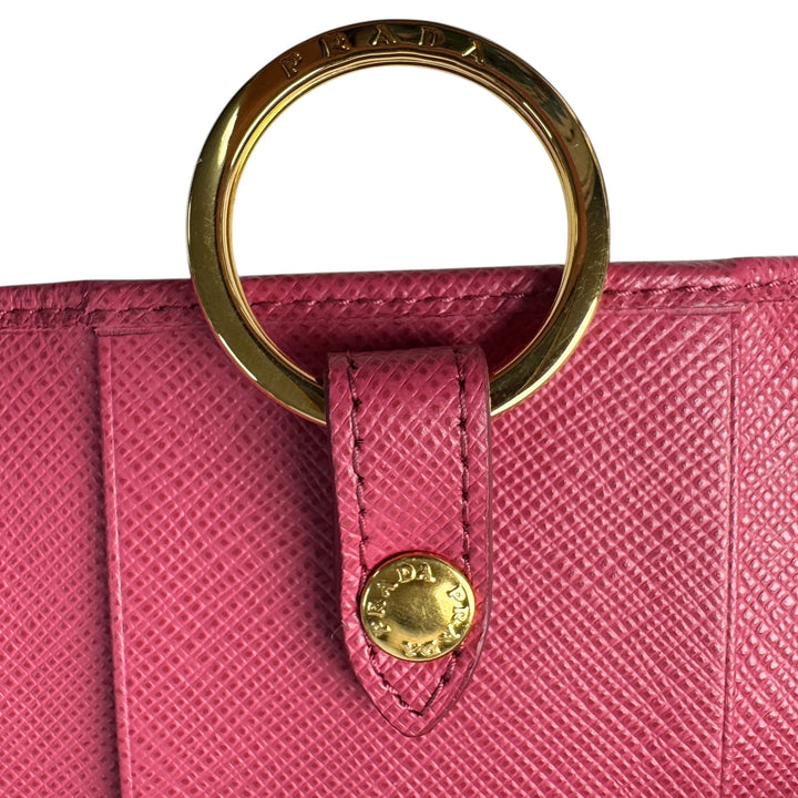 プラダ PRADA サフィアーノ レザー キーケース 6連 レディース